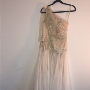 Off White David Bridal Gown